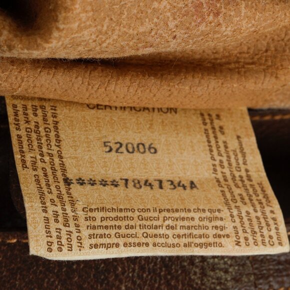 Gucci Vintage Beige Monogram Messenger Clutch - Picture 15 of 15